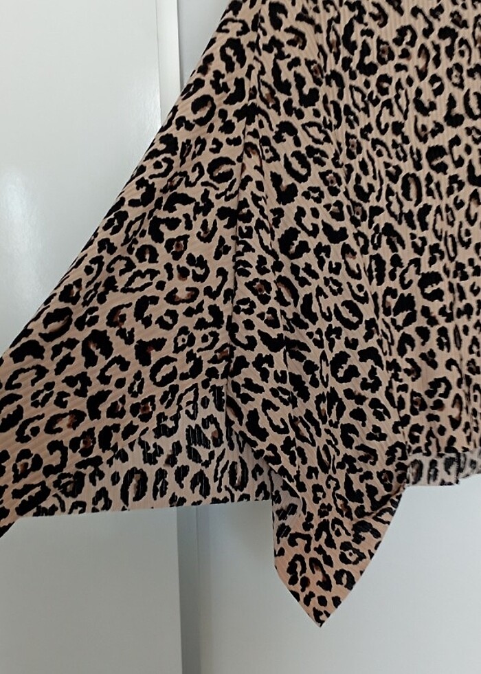 Leopar desenli etek - Görsel 2