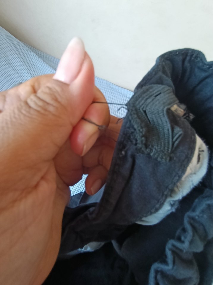 Kemerli Siyah Keten Erkek Çocuk Pantolon - Görsel 3