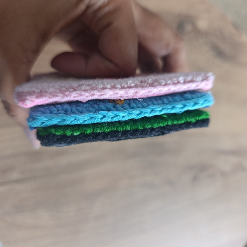 Renkli  punch bardak altlığı - Görsel 3