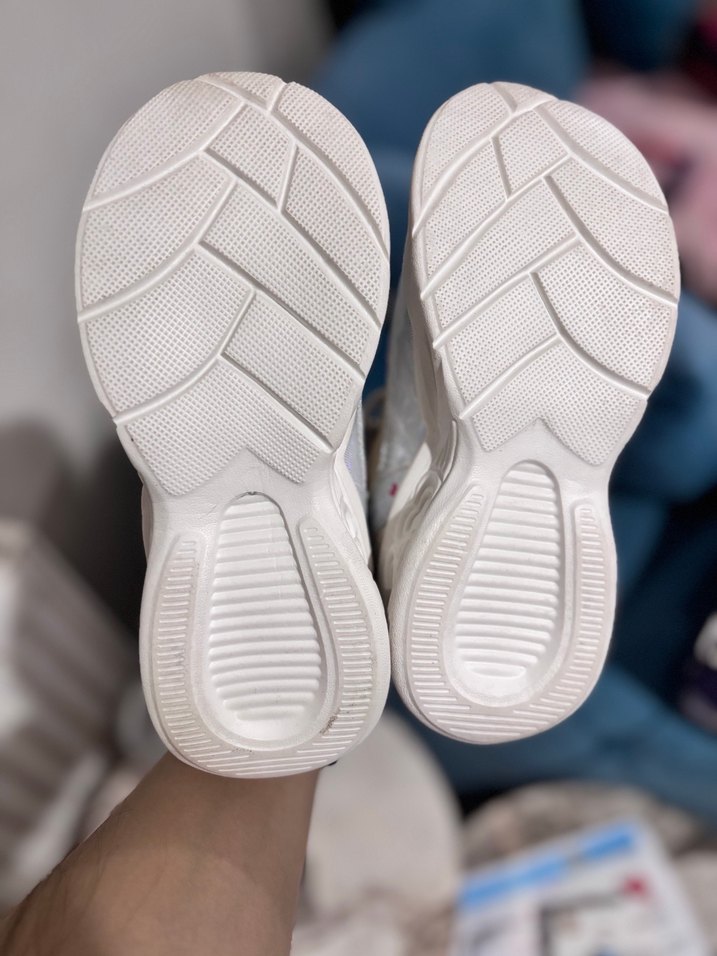 Renkli Pırıltılı Kız Çocuk Spor Ayakkabı - Görsel 2