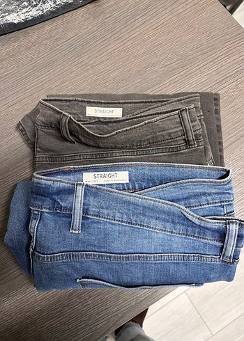 Gri erkek  Denim Pantolon Normal Kesim - Görsel 2