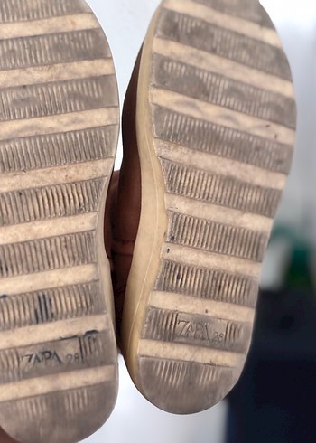 Kız Çocuk Kahverengi Süet Tüylü Bot - Görsel 2