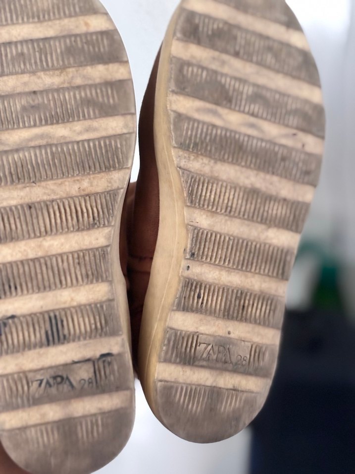 Kız Çocuk Kahverengi Süet Tüylü Bot - Görsel 2