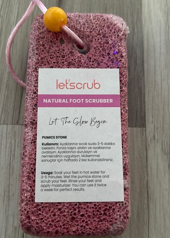 Renkli Doğal Ayak Peeling Süngeri - Görsel 3