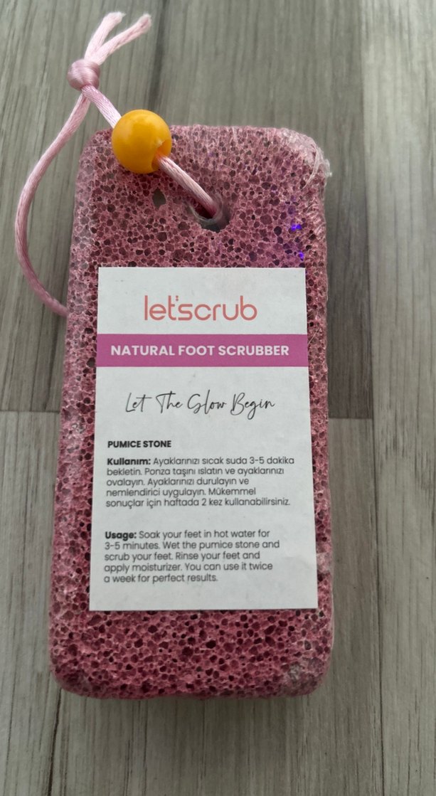 Renkli Doğal Ayak Peeling Süngeri - Görsel 3