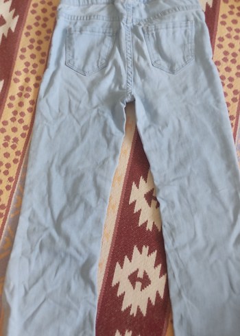 H&M Kızlar için Mavi Bol Kesim Denim Pantolon