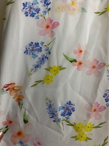 Trendyol & Milla Beyaz uzun çiçekli elbise Trendyol milla