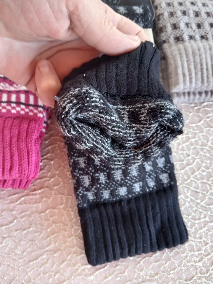 kadin erkek oldukca kalin kislik yunlu corap - Görsel 5