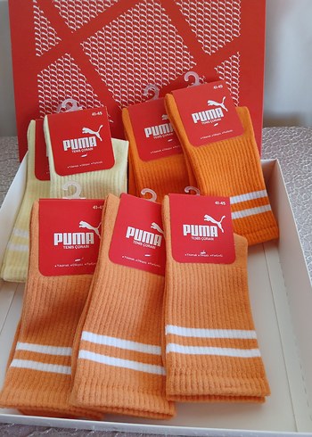 Puma Renkli Baskılı Erkek kadin,Çorapları