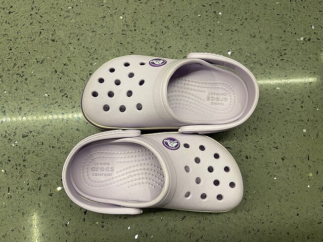 24 Beden mor Renk Crocs terlik