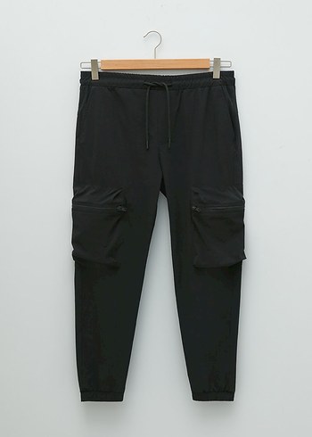 Lcw casuel siyah kargo pantolon - Görsel 3