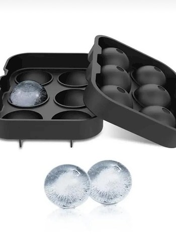Tupperware Silikon Yuvarlak Küre Buz Kalıbı 6'lı