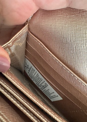 Beden Versace 19.69 Gold rose Kadın Deri Clutch Cüzdan