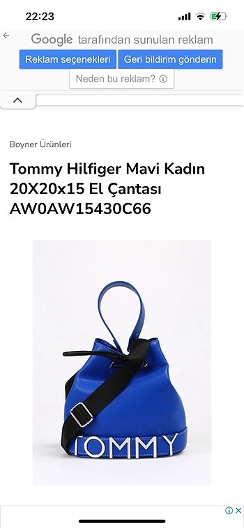 Tommy orjinal çanta