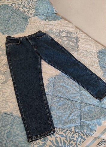 Zara Pantalon (Jeans, Mom Fit, Yüksek Bel, Dar Paça) 