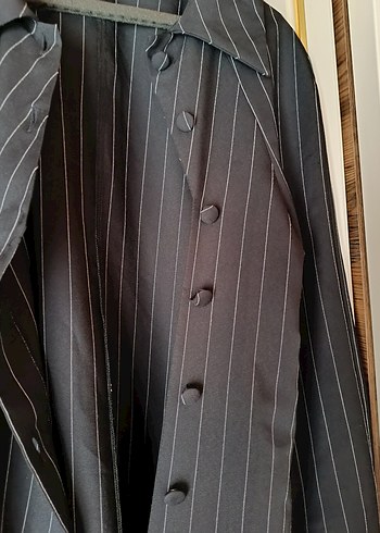 Kadın Siyah Çizgili  Takım - Görsel 2