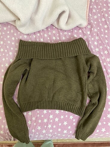 Omzu açık kazak - Görsel 2