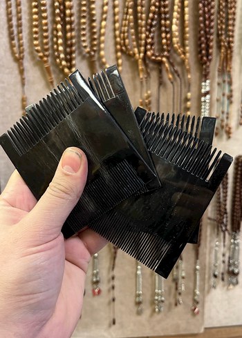 Boynuzdan kemik tarak çift taraf ince ve kalın - Görsel 5