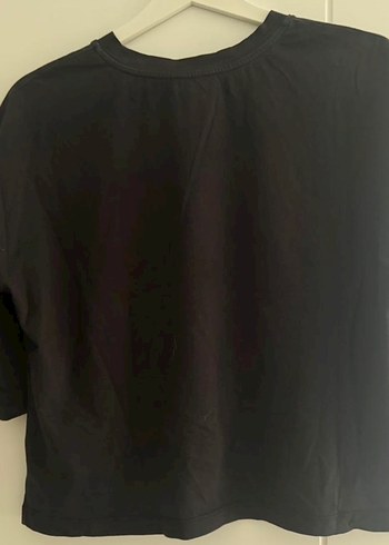 Antrasit yarım kollu Tişört - Görsel 2