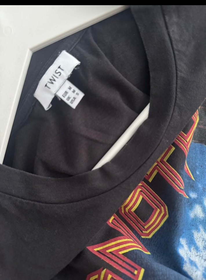 Antrasit yarım kollu Tişört - Görsel 3