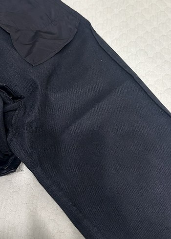 Siyah Deri Biker Kadın Pantolon - Görsel 5