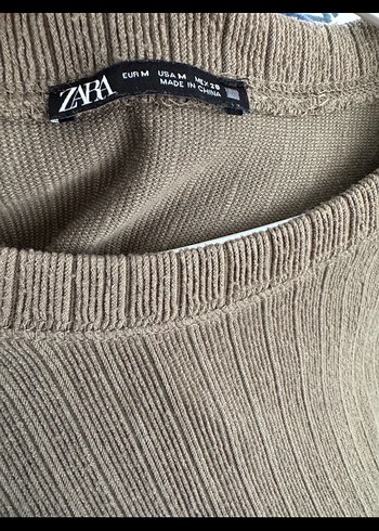 Kadın Bej Triko Uzun Kollu bluz - Görsel 4