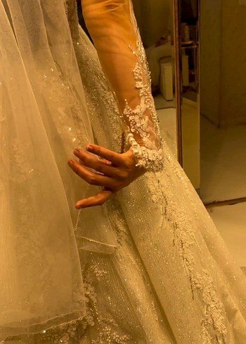 NS SPOSA gelinlik A kesim - Görsel 3