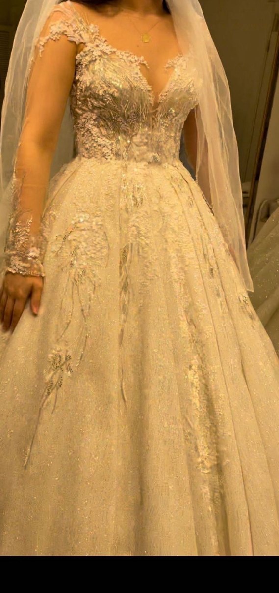 NS SPOSA gelinlik A kesim - Görsel 2