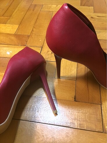 Diğer Koyu kırmızı/Bordo stiletto ayakkabı