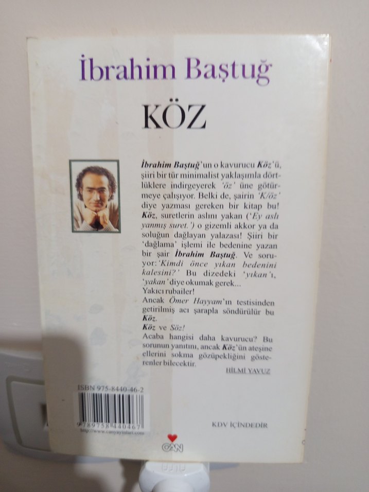 İbrahim Baştuğ - Köz Şiir Kitabı - Görsel 2