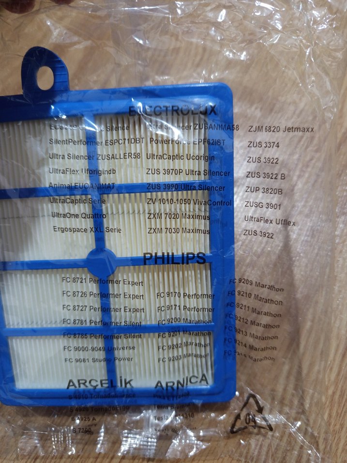 Elektrikli süpürge hava filtresi - Görsel 5