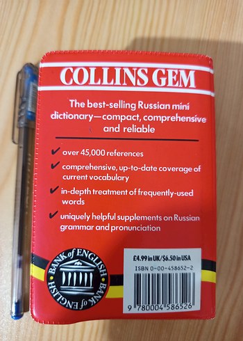 Collins Gem Rusça-İngilizce Mini Sözlük - Görsel 2