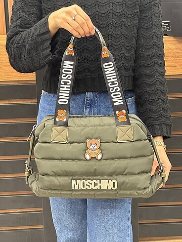 Beden siyah Renk MOSCHINO SALAŞ NEW BAG