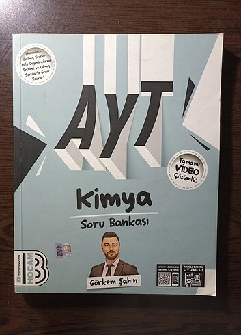 BENİM HOCAM YAYINLARI GÖRKEM ŞAHİN AYT KİMYA SORU BANKASI
