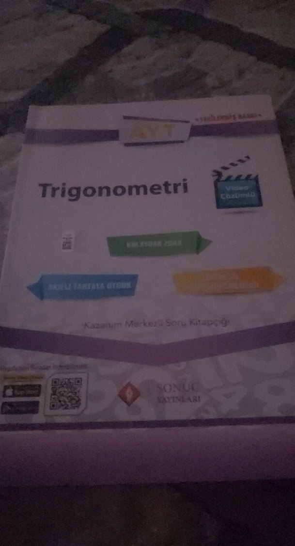 AYT Trigonometri Soru Kitapçığı - Görsel 3