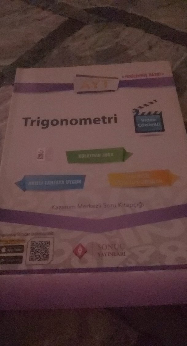 AYT Trigonometri Soru Kitapçığı - Görsel 2
