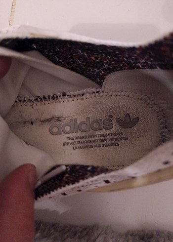 42.5 Beden beyaz Renk Adidas spor ayakkabı