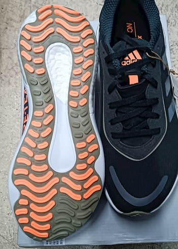 Siyah Adidas Erkek Koşu ve Antrenman Ayakkabısı - Görsel 2