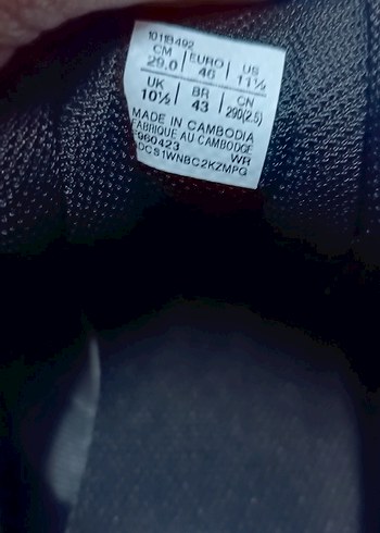 Gri Erkek Koşu ve Antrenman Ayakkabısı 46 numara - Görsel 7