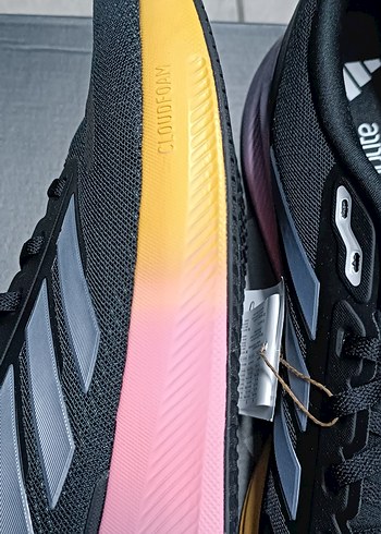 Erkek Siyah Bağcıklı Spor Koşu Ayakkabısı 47 numara - Görsel 3