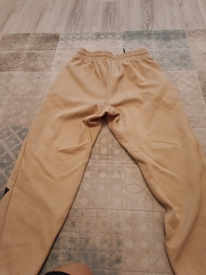 adidayBej Erkek Sporcu Fermuarlı Eşofman Altı - Görsel 5