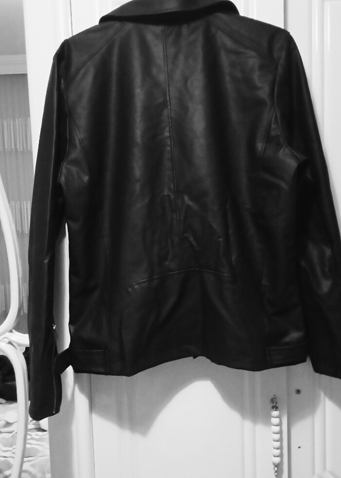 Erkek deri mont  - Görsel 3