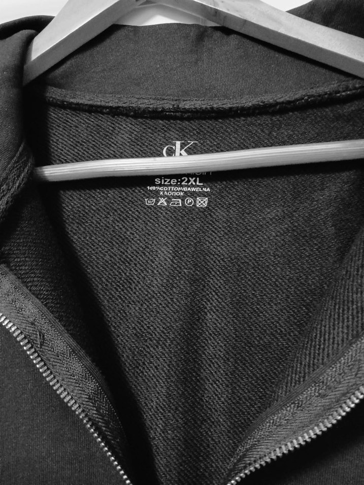 Calvin Klein Siyah Fermuarlı Sweatshirt - Görsel 2