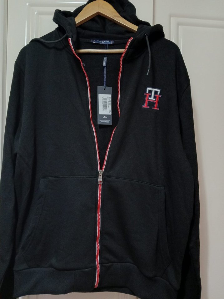 Erkek Siyah Fermuarlı Kapüşonlu Eşofman Takımı - Görsel 2