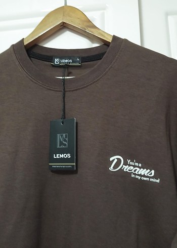 Kahverengi Erkek Bisiklet Yaka Sweatshirt - Görsel 2