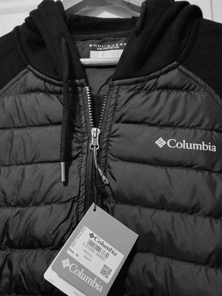 Columbia Siyah Fermuarlı Erkek Ceket - Görsel 2