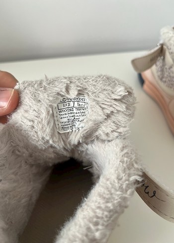 Kızlar için Pembe Desenli Cırt Cırtlı Bot - Görsel 5