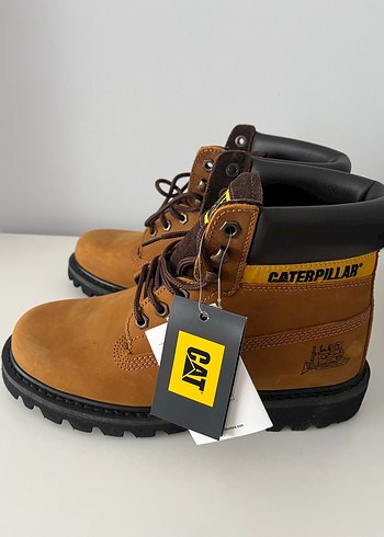 ORİJİNAL FATURALI CAT Kahverengi Deri Bot(unisex) - Görsel 3