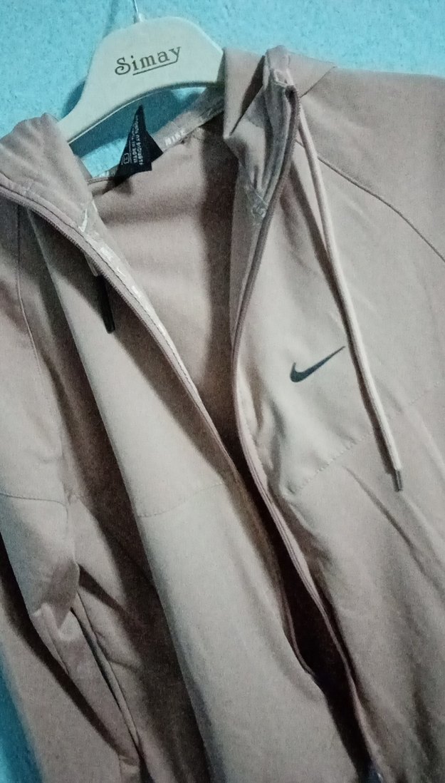 Pembe kadın Fermuarlı spor ceket - Görsel 2