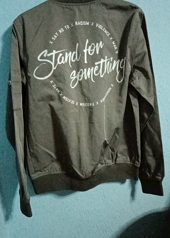 Gri spor Fermuarlı Ceket - Görsel 3